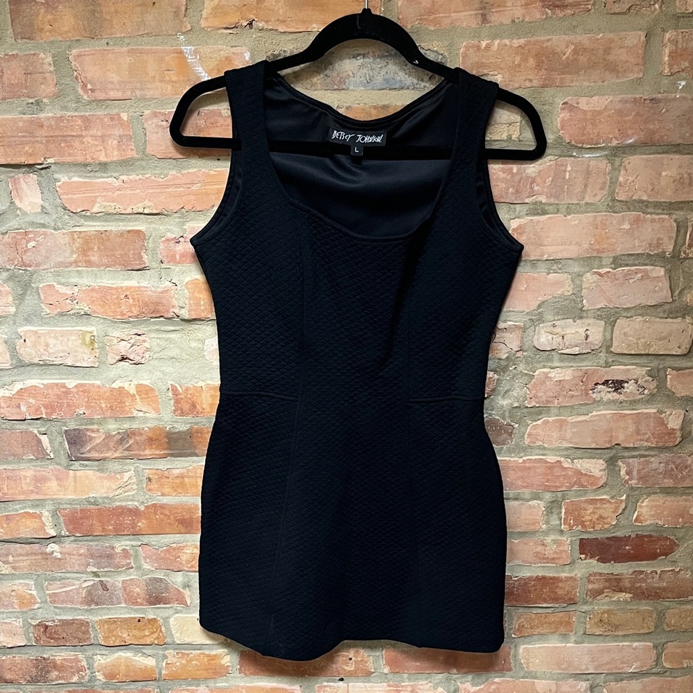 Betsey Johnson Vintage Black Mini Dress